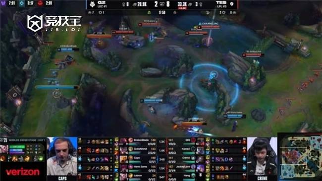 LOL-S15瑞士轮：TES轻取G2 ！