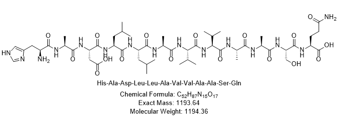 Pro-TGF-a；HADLLAVVAASQ